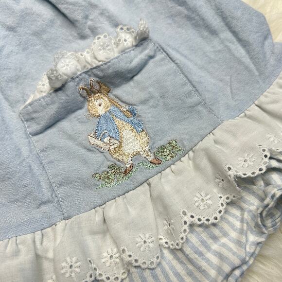 BEATRIX POTTER Vintage Peter Rabbit Dress Child Size 24M Easter Holiday Cottage - Picture 2 of 6